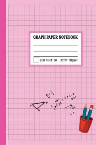 Cover of Graph Paper Notebook 1 cm