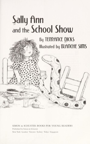 Book cover for Sally Ann and the School Show