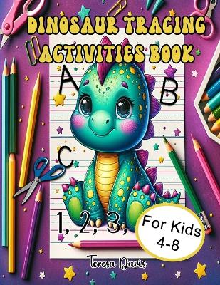 Book cover for Dinosaur Tracing Activities Book