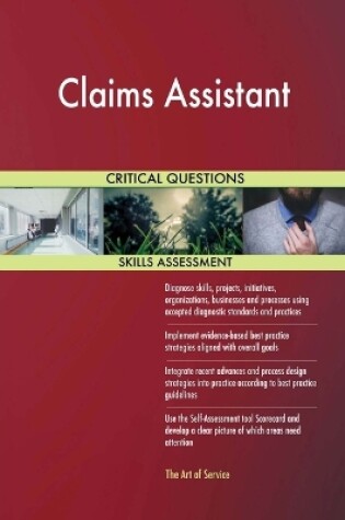 Cover of Claims Assistant Critical Questions Skills Assessment