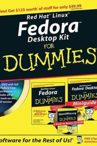 Cover of Red Hat Linux X Desktop Kit For Dummies