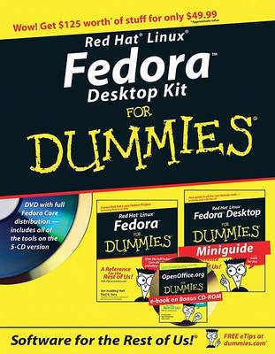 Book cover for Red Hat Linux X Desktop Kit For Dummies