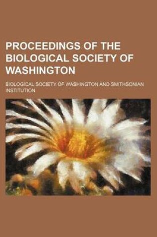 Cover of Proceedings of the Biological Society of Washington (Volume 33 (1920))