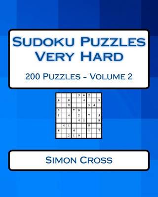 Cover of Sudoku Puzzles Very Hard Volume 2