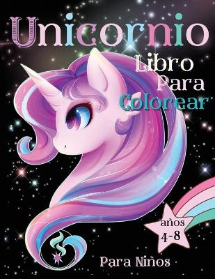 Book cover for Libro para Colorear de Unicornios para Ninos 4-8 anos