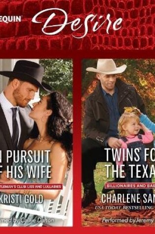 Cover of In Pursuit of His Wife & Twins for the Texan