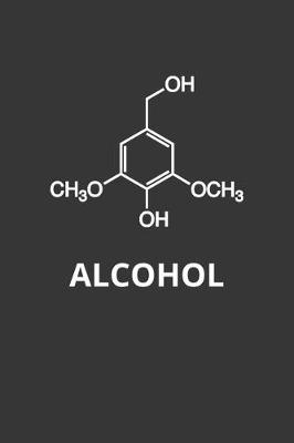 Book cover for Alcohol Molecule Notebook