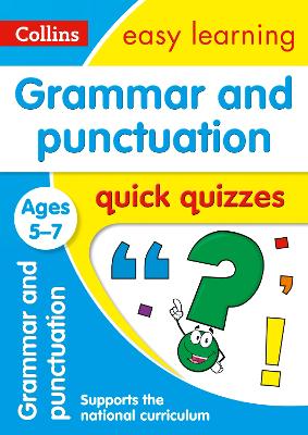 Book cover for Grammar & Punctuation Quick Quizzes Ages 5-7