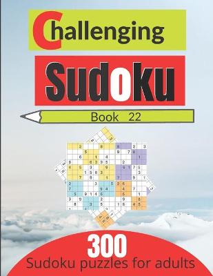 Book cover for Challenging sudoku book 22