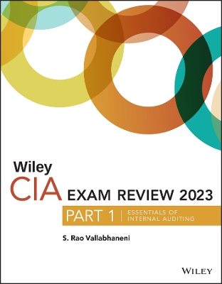 Book cover for Wiley CIA Exam Review 2023, Part 1