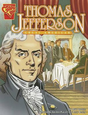 Book cover for Graphic Biographies Thomas Jefferson Great American