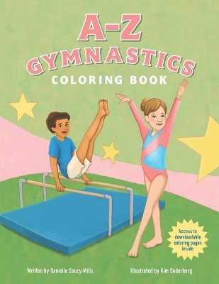 Cover of A-Z Gymnastics Coloring Book