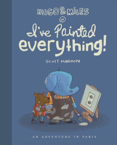 Book cover for Hugo and Miles in I've Painted Everything