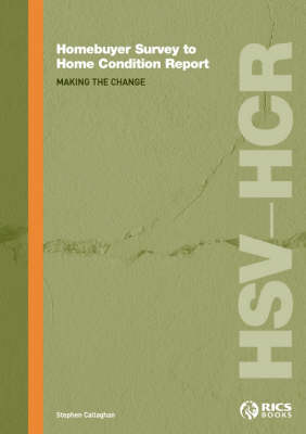 Book cover for Homebuyer Survey to Home Condition Report