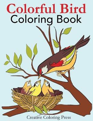 Book cover for Colorful Bird Coloring Book