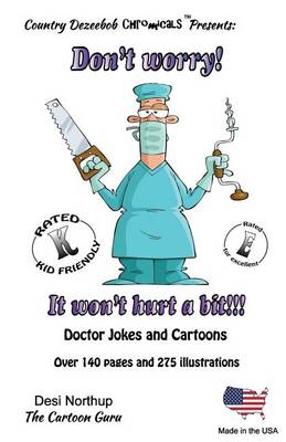 Book cover for Don't Worry! It Won't Hurt a Bit. -- Jokes and Cartoons