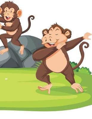 Book cover for Monkeys Playing in the Park Blank Lined Notebook