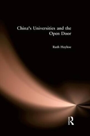 Cover of China's Universities and the Open Door