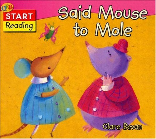 Book cover for Start Reading Said Mouse to Mo Us