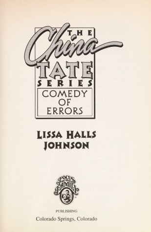 Book cover for Comedy of Errors