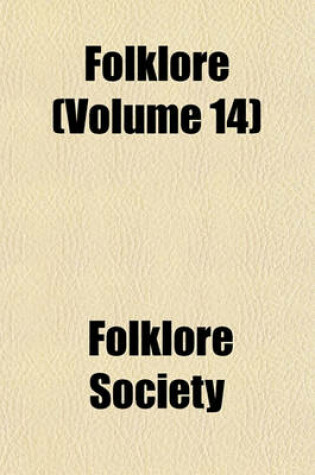 Cover of Folklore (Volume 14)