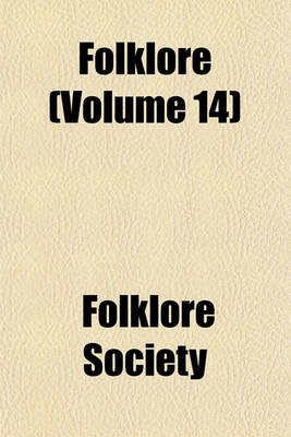 Book cover for Folklore (Volume 14)