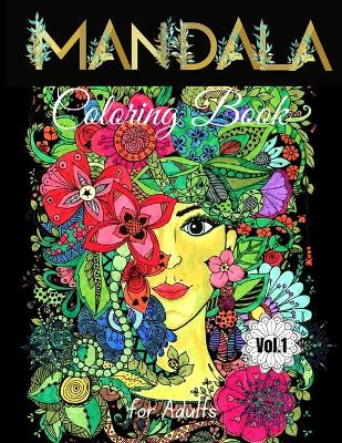 Book cover for Mandala Coloring Book for Adults