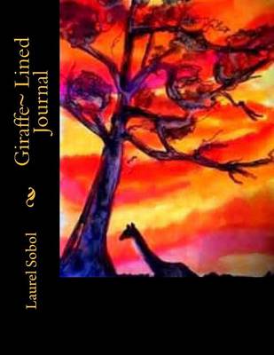 Book cover for Giraffe Lined Journal