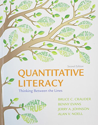 Book cover for Quantitative Literacy 2e C & Launchpad for Crauder's Quantitative Literacy 2e (Twelve Month Access)