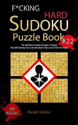 Book cover for F*cking Hard Sudoku Puzzle Book #22