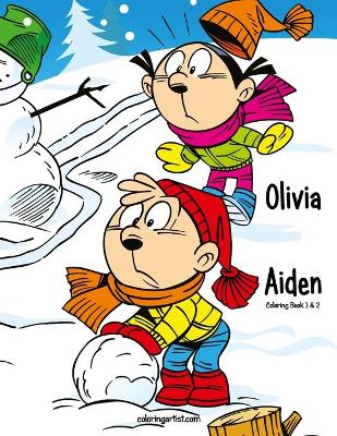 Cover of Olivia & Aiden Coloring Book 1 & 2