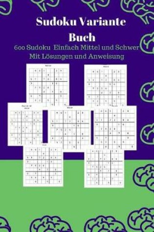 Cover of Sudoku Variante Buch