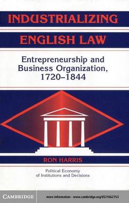 Book cover for Industrializing English Law