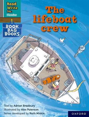 Book cover for Read Write Inc. Phonics: The lifeboat crew (Grey Set 7 Book Bag Book 8)