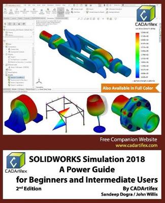 Book cover for SOLIDWORKS Simulation 2018