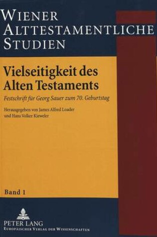 Cover of Vielseitigkeit Des Alten Testaments