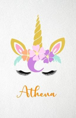 Book cover for Athena A5 Lined Notebook 110 Pages