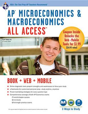 Book cover for AP Micro/Macroeconomics All Access Book + Online + Mobile