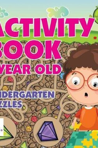 Cover of Activity Book 5 Year Old Kindergarten Puzzles