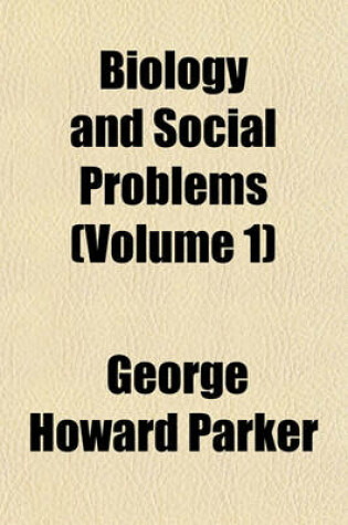 Cover of Biology and Social Problems (Volume 1)