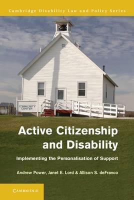 Book cover for Active Citizenship and Disability