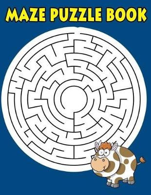 Book cover for Maze Puzzle Book