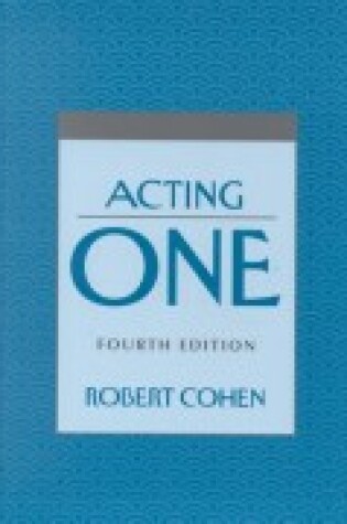 Cover of Acting One