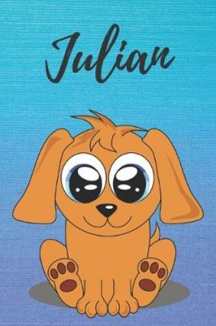 Cover of Julian dog coloring book / notebook / journal / diary