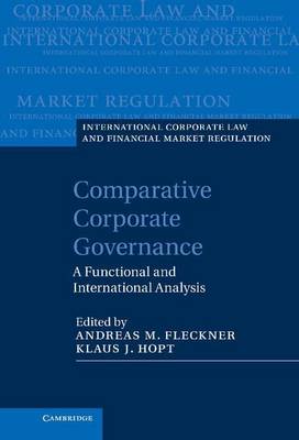 Cover of Comparative Corporate Governance