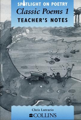 Book cover for Classic Poems 1 Teacher’s Notes
