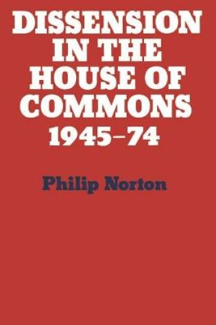 Cover of Dissension in the House of Commons