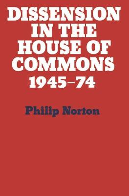 Book cover for Dissension in the House of Commons