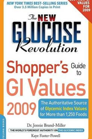 Cover of The New Glucose Revolution Shopper's Guide to GI Values