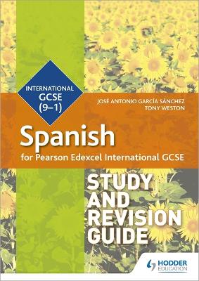 Book cover for Pearson Edexcel International GCSE Spanish Study and Revision Guide